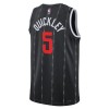 Män Toronto Raptors Tröja Immanuel Quickley Nike 2025-26 City Edition Svart Swingman